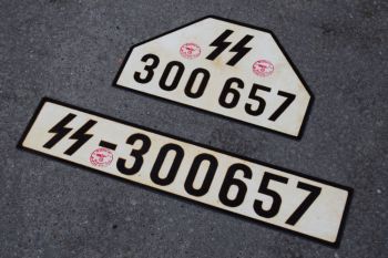 Vehicle Reg Plate - SET