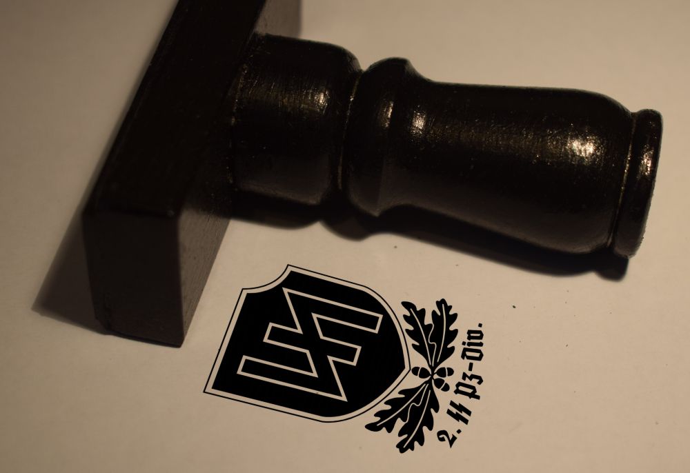 2nd SS Pzr Div. Rubber Stamp