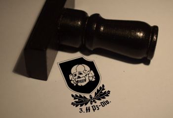 Waffen SS 3rd Pzr Div. Rubber Stamp