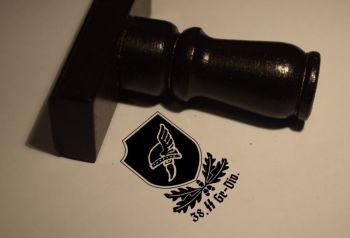 Waffen SS 38th Gr Div. Rubber Stamp