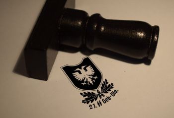 Waffen SS 21st Geb Div. Rubber Stamp