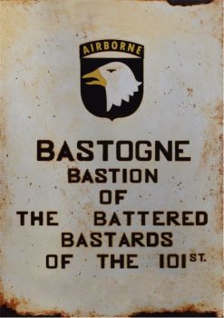 Bastogne Battered Bastards A2 Poster