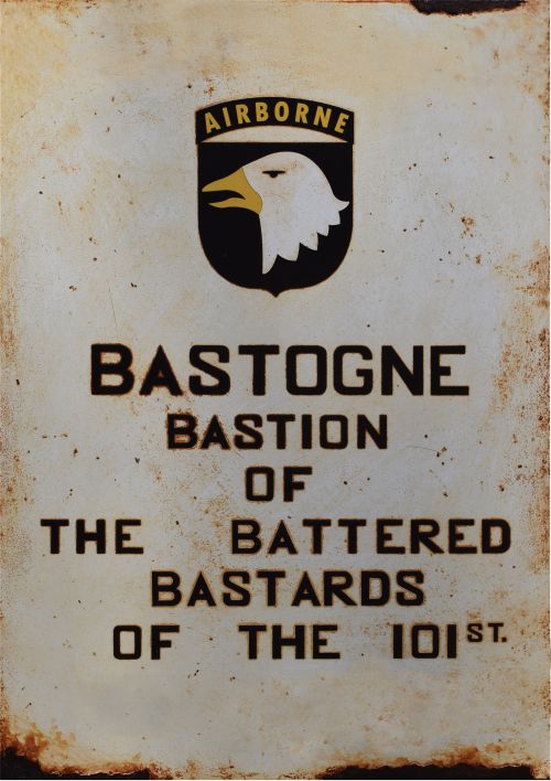Bastogne Battered Bastards A2 Poster