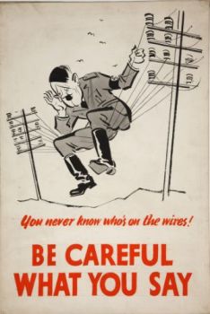 Be Careful What You Say A2 Poster