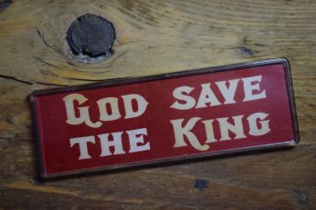 God Save The King Fridge Magnet