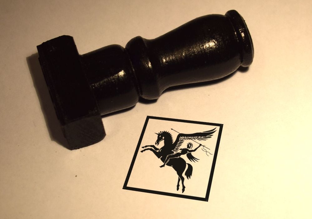 Pegasus rubber stamp