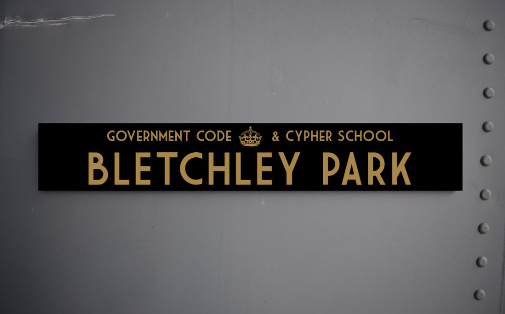 Bletchley Park -  Door Plaque