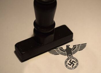 Partei Eagle/Swastika Rubber Stamp