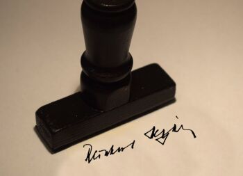 Signature - Reinhard Heydrich Rubber Stamp