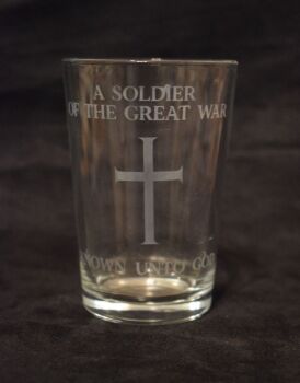 A Soldier Known Unto God Whicky Glass (slight defect))