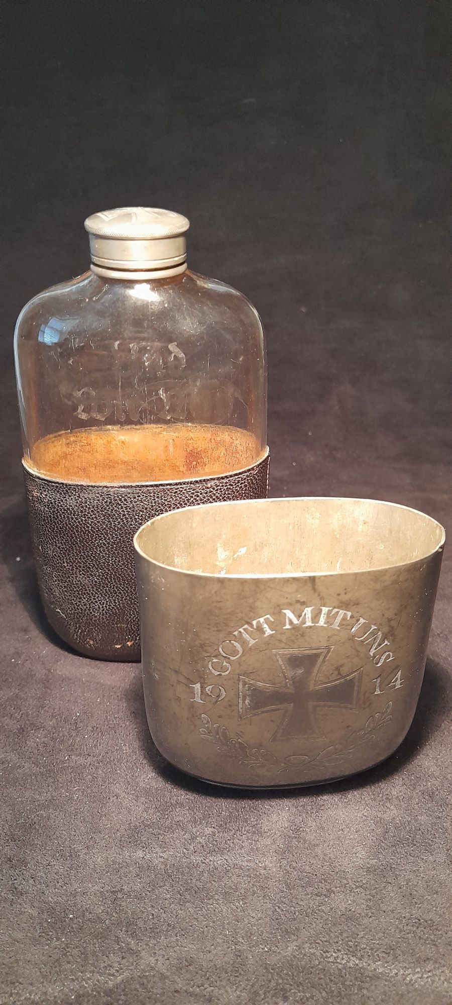 Gott Mit Uns 1914 Hipflask