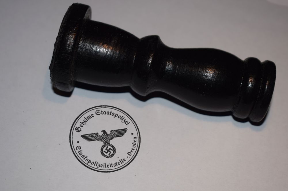 Gestapo (Dresden) Rubber Stamp