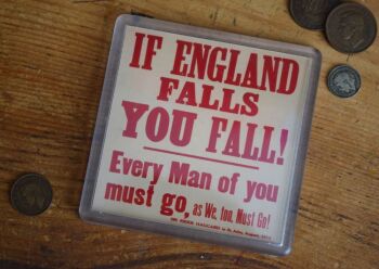 If England Falls - Acrylic Coaster