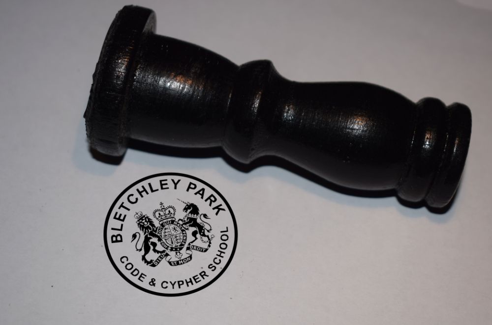 Bletchley Park rubber hand stamp