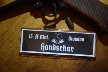 Waffen SS 13th Mountain Div. Handschar Fridge Magnet