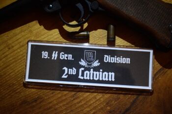 Waffen SS 19th Gren. Div. 2nd Latvian Fridge Magnet