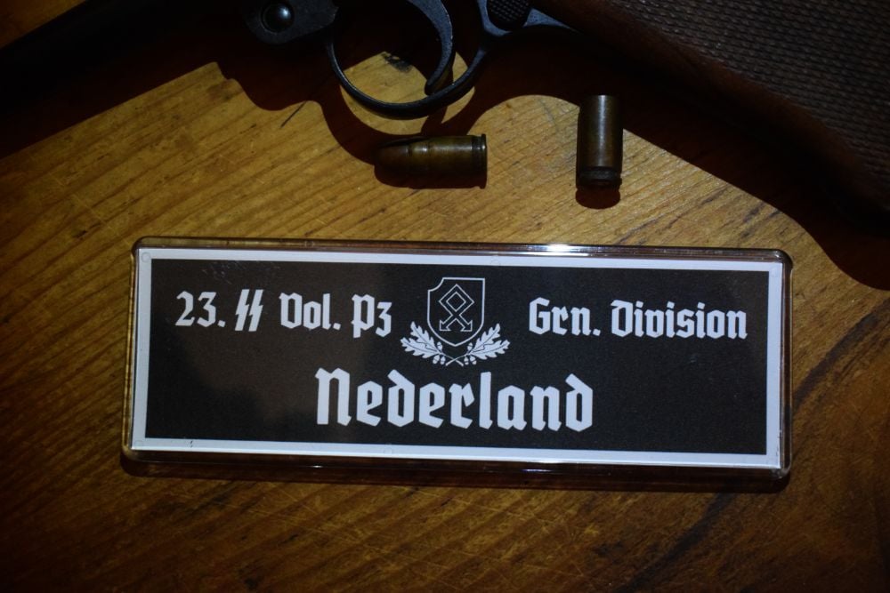 Waffen SS 23rd Vol. Pz, Div. Nederland Fridge Magnet