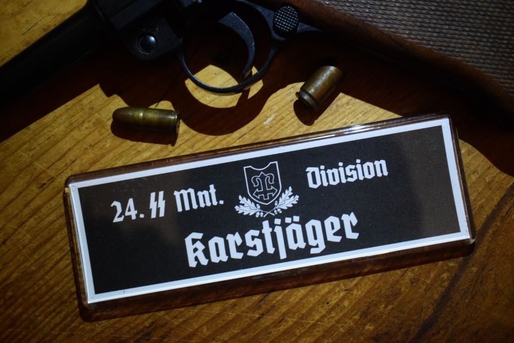 Waffen SS 24th Mountain Div. Karstjager Fridge Magnet