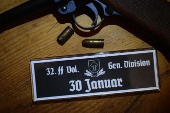 Waffen SS 32nd Vol. Gren. Div. 30 Januar Fridge Magnet