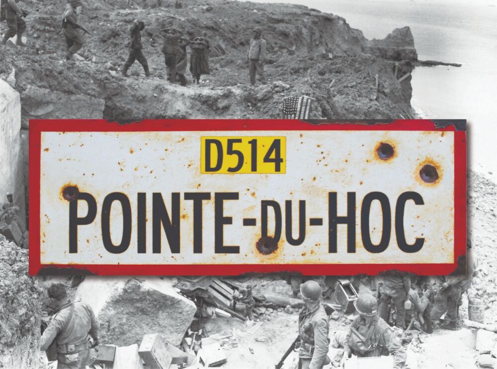 Pointe du Hoc Display Sign