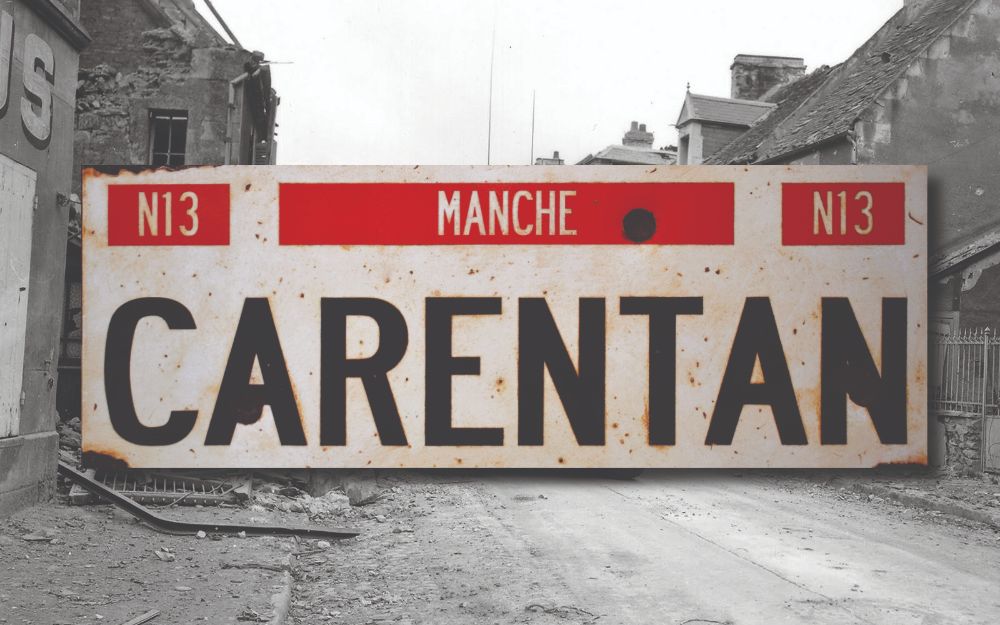 Carentan N13 display sign