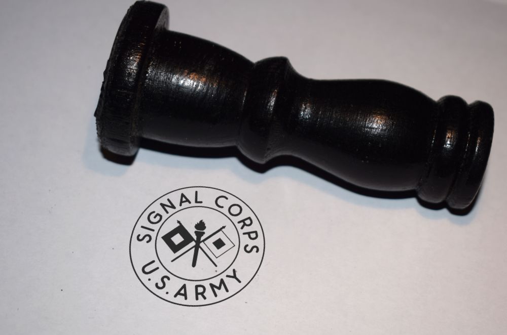 US Army Signal Corps Rubber Stamp