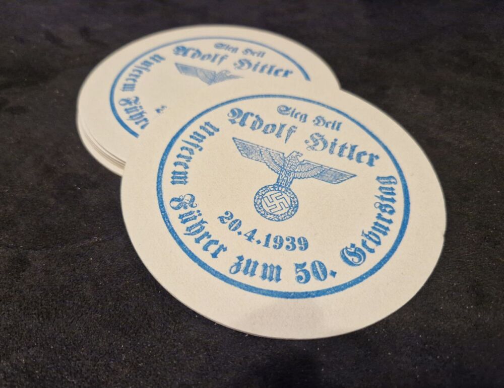 Adolf Hitler Geburtstag - Pulpboard Coasters (6)
