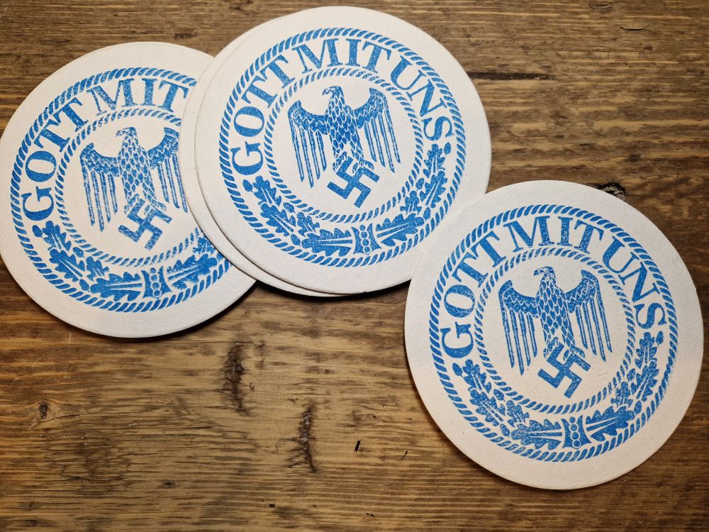 Gott Mit Uns - Pulpboard Coasters (6)