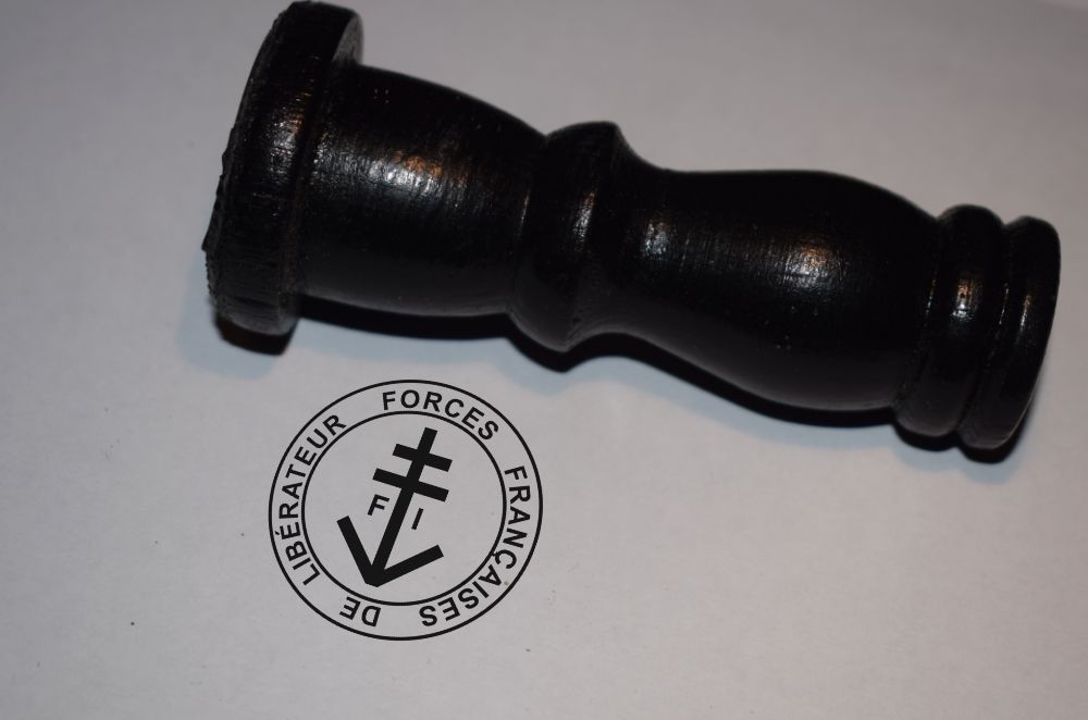 Free French Forces Rubber Stamp