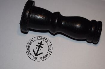 Free French Forces Rubber Stamp