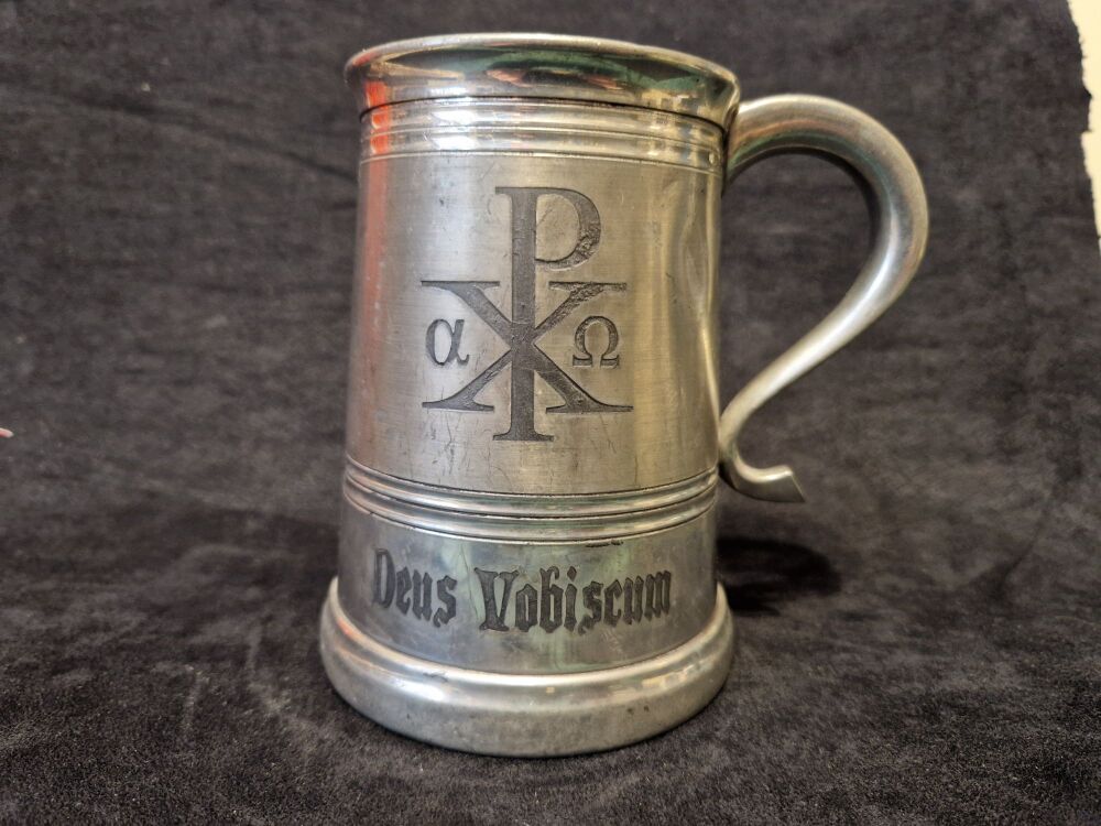 Deus Vault Vintage Pewter Tankard