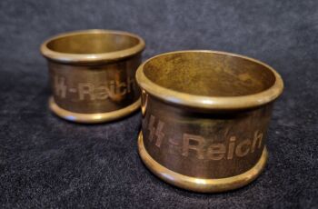 SS Reich Napkin Rings (pair)