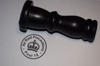 Air Raid Precautions Rubber Stamp