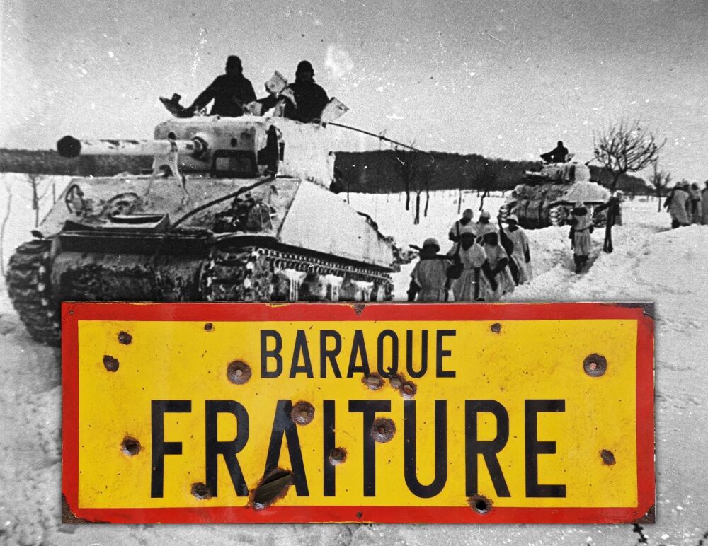 Baraque Fraiture Steel Sign