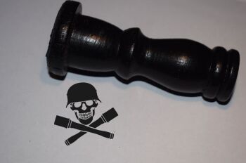 Skull and Cross Grenades Rubber Stamp
