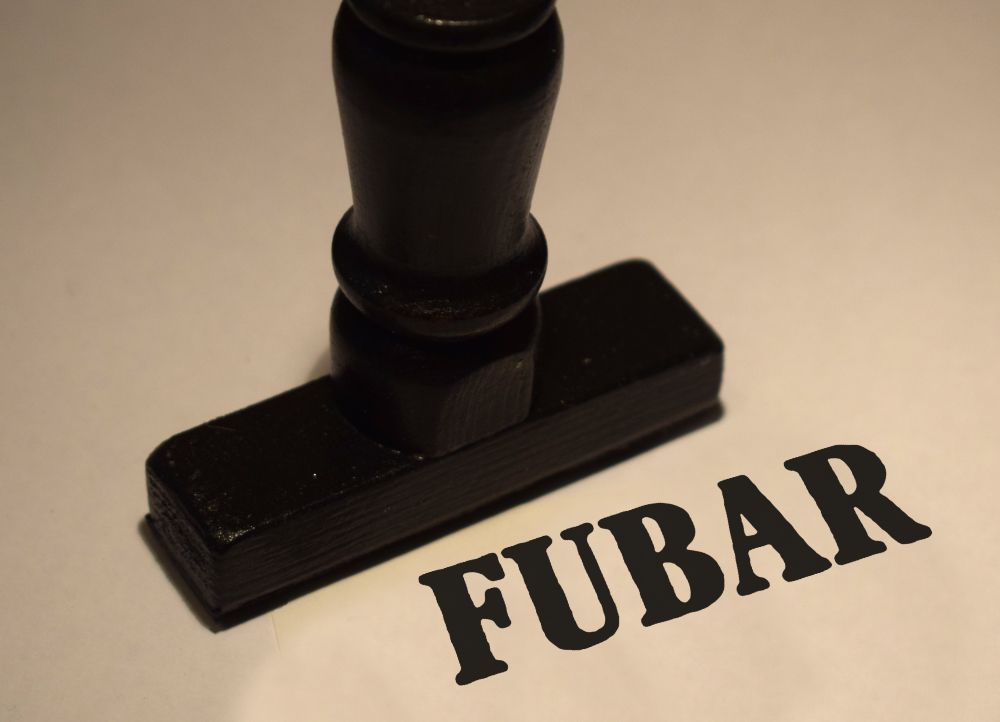 FUBAR Rubber Stamp