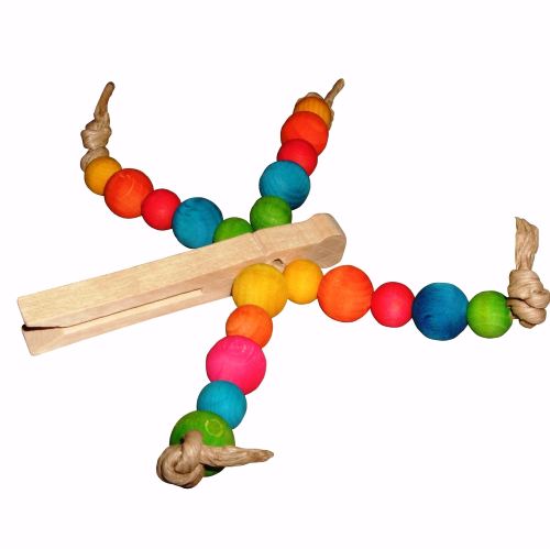 wooden parrot foot toys -oscar