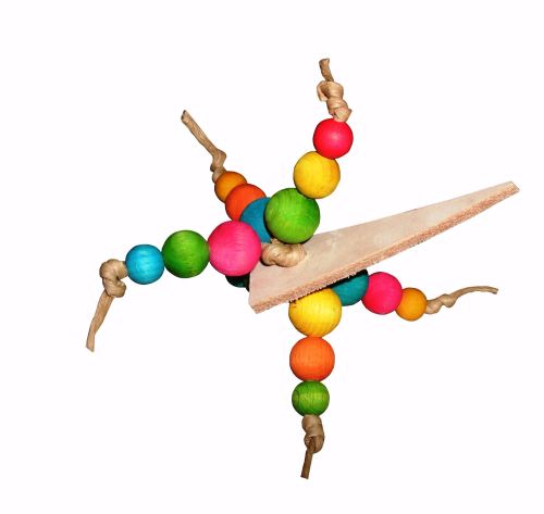Juniper, Colourful Foot Toy for Medium to Large Parrots