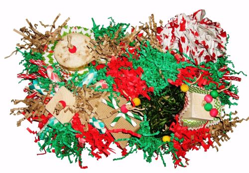 christmas toys for parrots-seagrass shredding mats