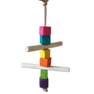 Swing Time Balsa Parrot Swing Toy for Mini to Small Birds
