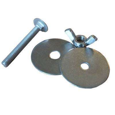 Stainless Steel M6 50mm Bolt Fixing Set 25OD