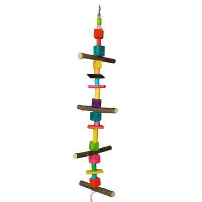 Swing Time Pine Long Parrot Swing Toy for Mini to Small Birds