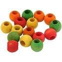 Featherland Colourful Wooden Beads 3/4