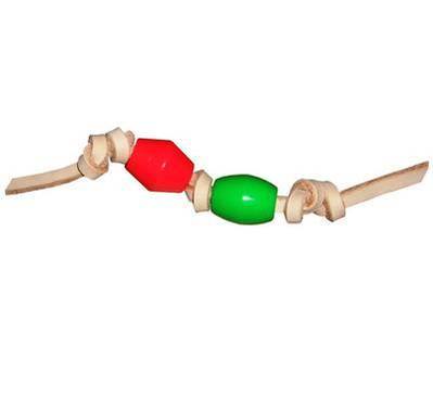 Foot Toy 2 Bead Knotty for Medium to Large Parrots