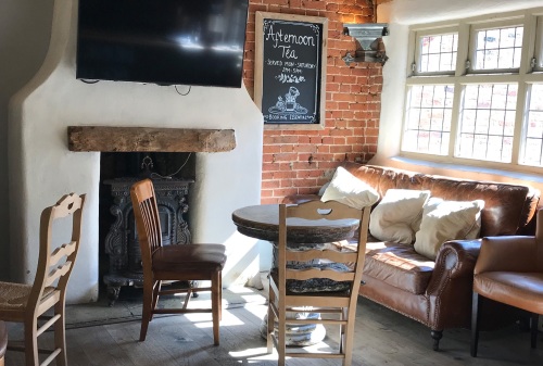 The Broadleys fireplace