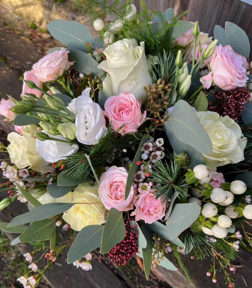 December wedding bride