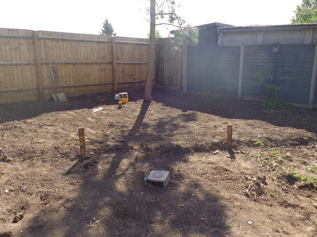 Decking project june 2014 before