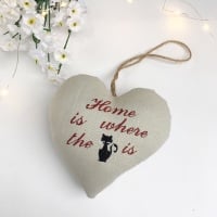 Cat Lovers Heart Decoration 