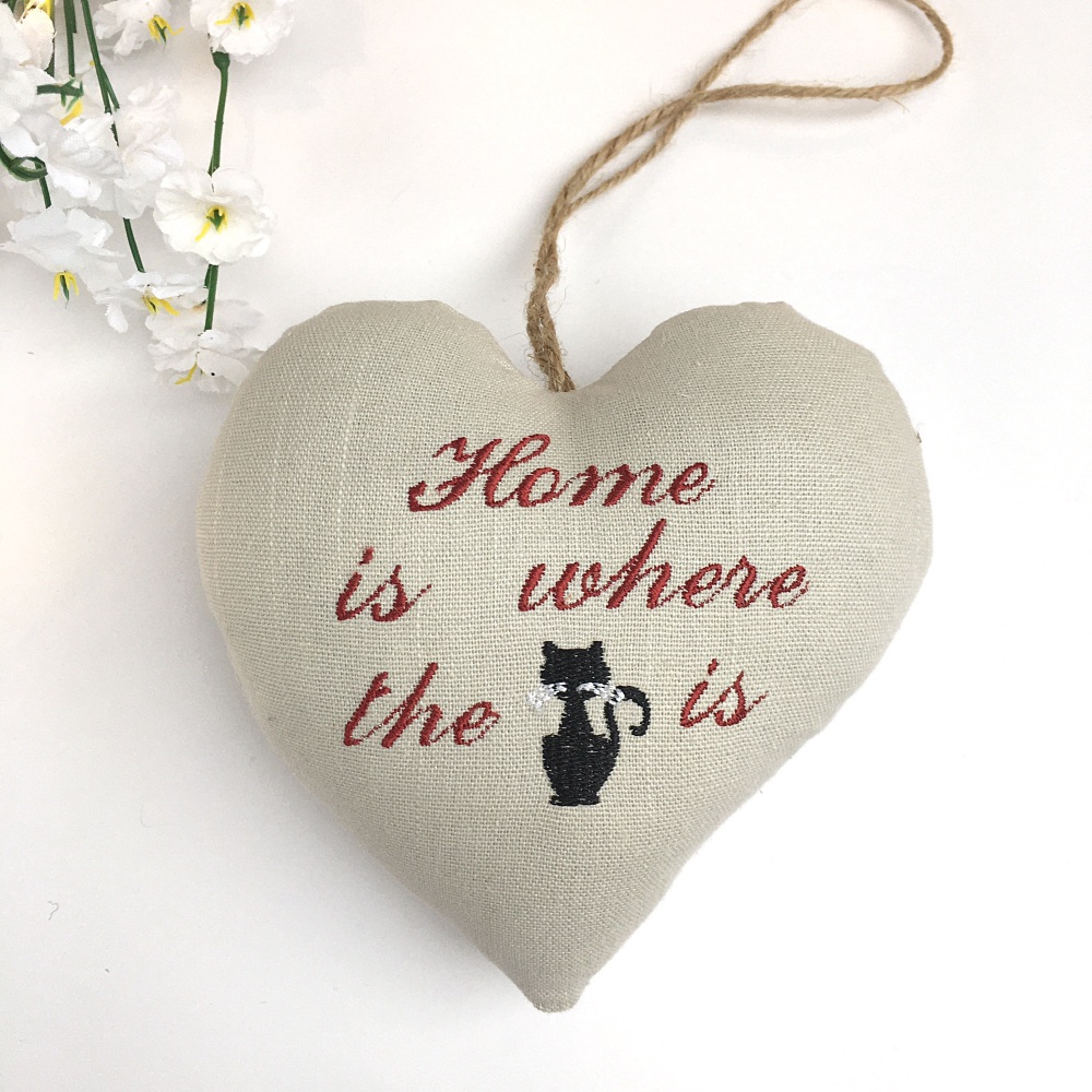 Cat Lovers Heart Decoration 