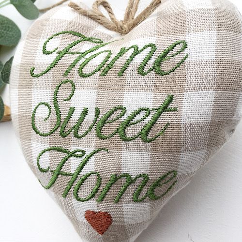 Beige Home Sweet Home Heart